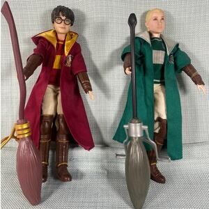 Mattel Harry Potter & Draco Malloy Quidditch 10.5 Action Figure Doll 2018 Toy